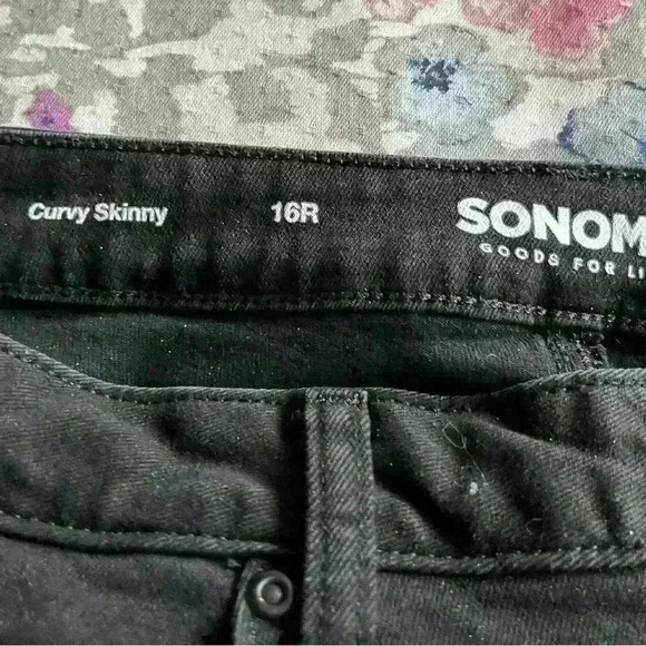 Women Sonoma Jeans Black Size 16R - Picture 3 of 5
